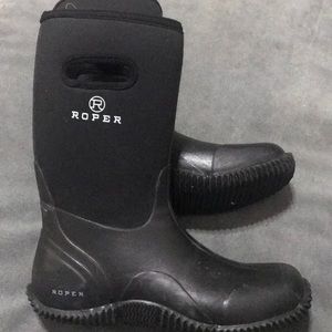 Roper black outdoor boots